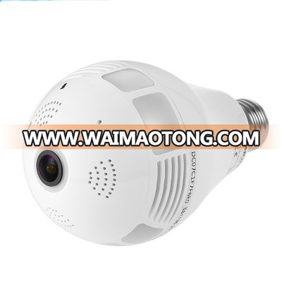 R3608D 2.0MP Bulb Light Wireless IP Camera Panoramic Wi-Fi Lamp FishEye WIFI Camera 360 Degree Mini CCTV Home Security VR Camara