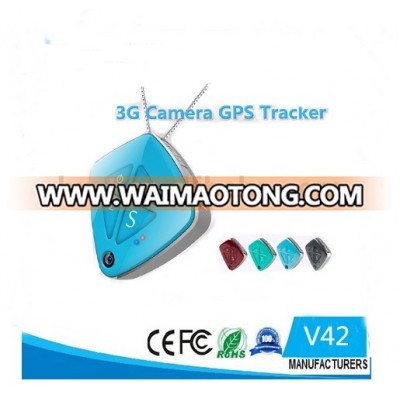 RF-V42 2G/3G Camera Real Time GPS Tracker Two Way Audio Portable For Elder Kids