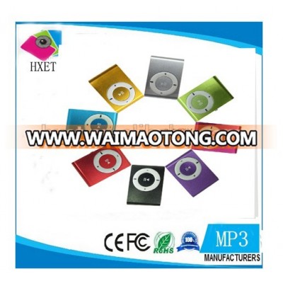 2016 Cheapest Promotion gift OEM Mini Clip MP3 player